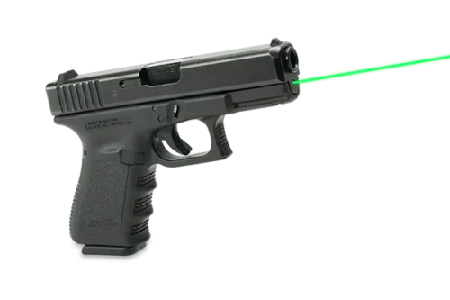 Green Guide Rod Laser for Glock 19, 23, 32, and 38 pistols