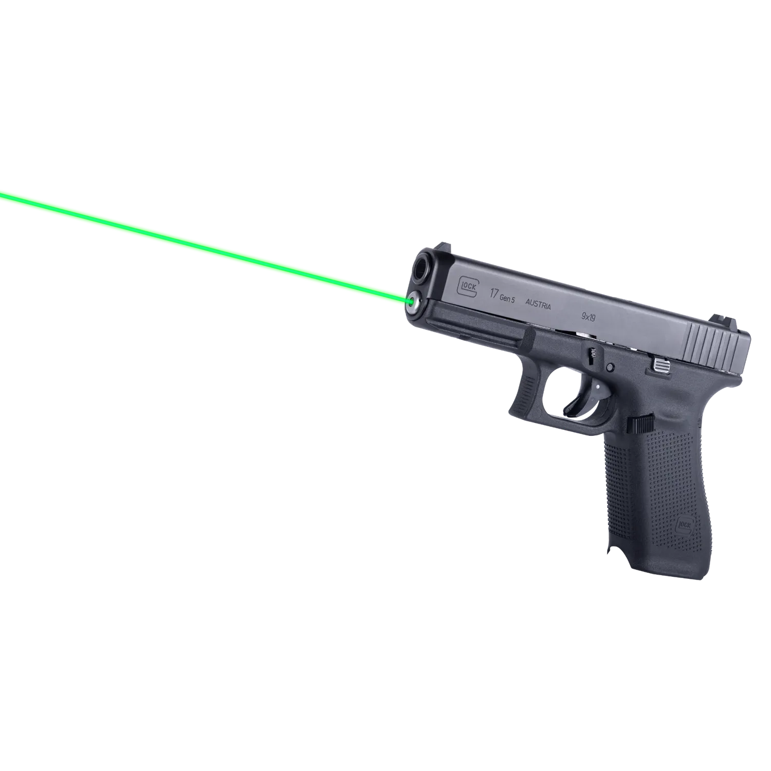 Green Guide Rod Laser for Glock Gen 5 Models 17, 17 MOS, 22, 34 MOS